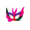 Colorful Feather Mask for Masquerade
